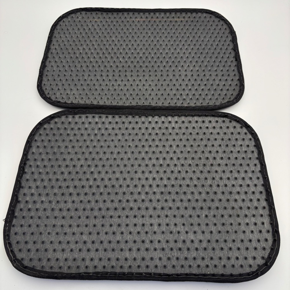 Unbranded Car Floor Mats Universal OS Black Excellent Carpet 3-Piece Set - Picture 4 of 8